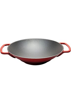 Demir Döküm Wok Tava 28 Cm