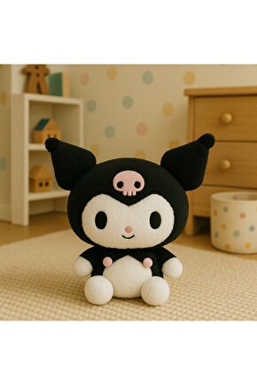 30 Cm Kuromi Melody Peluş Oyuncak-İthal Kumaş-