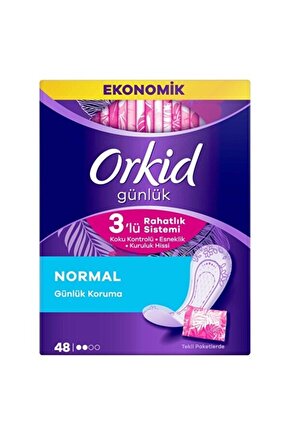 Günlük Ped Günlük Koruma Dev Ekonomi Paketi 48 Ped (tekli Paketlerde)