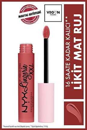 Likit Mat Ruj - Lip Lingerie Xxl Matte Liquid Lipstick Xxpose Me