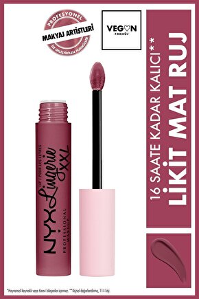 Likit Mat Ruj - Lip Lingerie Xxl Matte Liquid Lipstick Bust Ed