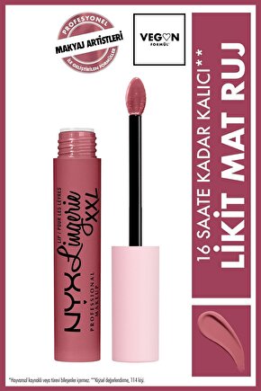 Lip Lingerie Xxl Likit Mat Ruj Flaunt It