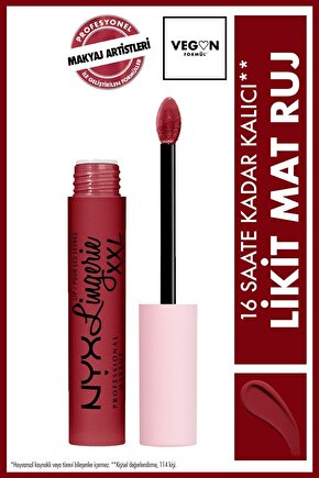 Lip Lingerie Xxl Mat Likit Ruj Its Hotter