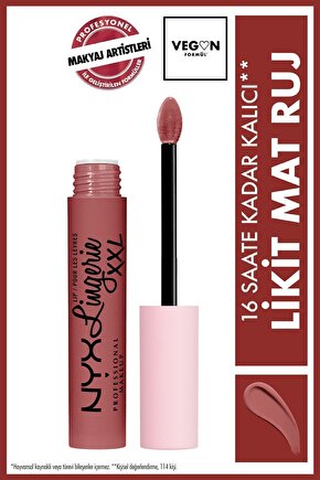 Likit Mat Ruj - Lip Lingerie Xxl Matte Liquid Lipstick Stripd Down