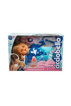 Çok Hastayım | 42 cm Hasta Et Bebek + Doktor Aksesuar Seti | Yanakları Kızaran Bebek