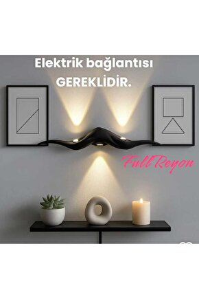 Elektrikle Çalışır, 12 Watt İç ve Dış Mekan Gün Işığı 3000 Kelvin Led Aplik, Modern Tasarım Armatür