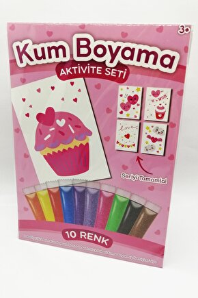Cupcake | Kalpler Kum Boyama Aktivite Seti Tekli Paket