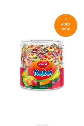 Meybon Mini Meyveli Kavanoz 504gr 4lü Paket