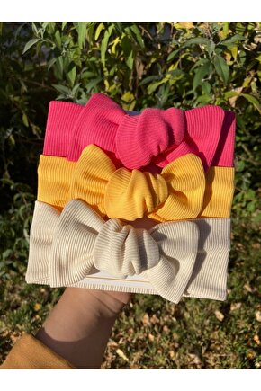 Kız Bebek 3lü Ribana Bandana