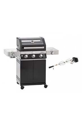 Videro Gazlı Barbekü Siyah G3-s