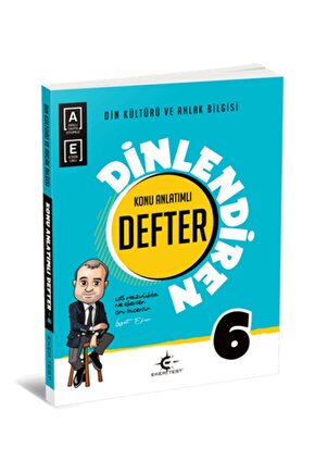 2024-2025 Müfredat Yeni Nesil 6.sınıf Din Kültürü Ve Ahlak Bilgisi Dinlendiren Defter