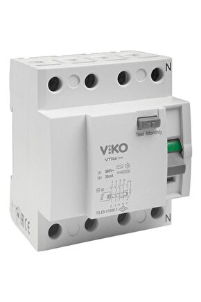 6ka Ac 4p 30ma 40a Kaçak Akım Sigorta Rölesi
