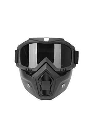 Koruyucu Motosiklet Jet Kask Maskesi