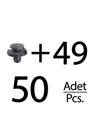 Honda için Davlumbaz Klipsi- 50 Adet