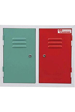 Ilaç Dolabı 50x70x20 Cm Toksin Ilaç Dolabı Eczane Kırmızı Yeşil Dolap Yönetmelige Uygun