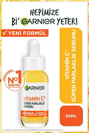 C Vitamini Parlak Süper Aydınlatıcı Serum 30ml  (Niasinamid + Salisilik Asit)