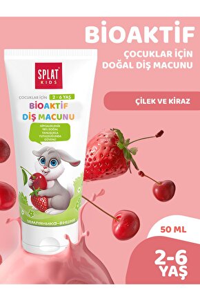 Diş Macunu Çocuk 2-6 Yaş Çilek Kiraz 50 ml