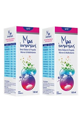 Max Immun Şurup 150ml 2 Li Paket