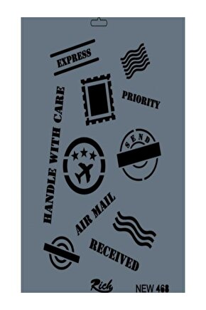 Stencil New Seri 468 25x35