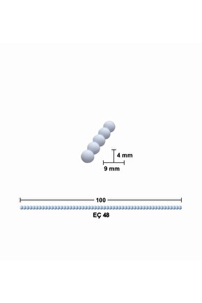 Bükülebilir Esnek Çıta 100cm Eç-48