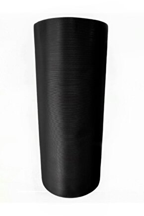 48 Cm X 5 M Siyah Çizgi Desenli Suni Deri, Çekmece Içi Kaydırmaz Halı , Raf Örtüsü
