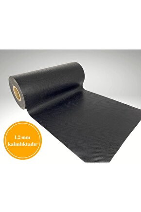 48 Cm X 5 Metre Siyah Kabartma Nokta Desenli Çekmece Içi Kaydırmaz Halı , Raf Örtüsü