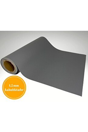 48 Cm X 1 M - Açık Gri, Kabartma Nokta Desenli, Çekmece Içi Kaydırmaz Halı , Çekmece Halısı