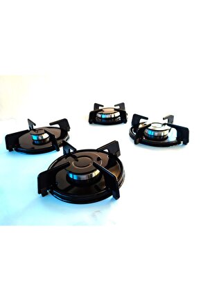 Tüm Ocaklarla Uyumlu Cam Ocak Izgara Takımı-ankastre Ocak Izgarası-set Üstü Ocak Izgarası (8 Parça)