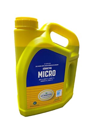 Micro Bor Bakır Demir Mangan Çinko Çiçek Mikro Bitki Besin Karışımı Organik Sıvı Gübre 5 Lt