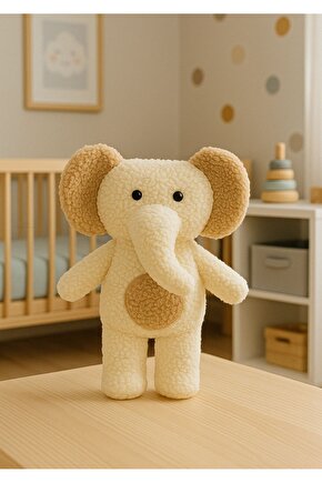 35 Cm Sevimli Fil Uyku Arkadaşı - Teddy Kumaş