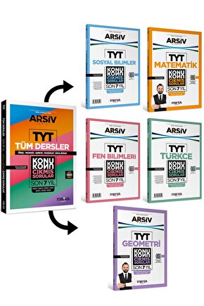 Son 7 Yıl Tyt Türkçe Matematik Geometri Fen Sosyal Konu Konu Çıkmış Sorular Marka Yayın Arşiv Serisi