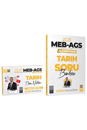 İndeks Akademi 2025 Meb-ags Akademisi Tarih Video Ders Notları Soru Bankası 2 Li Set - Aydın Yüce