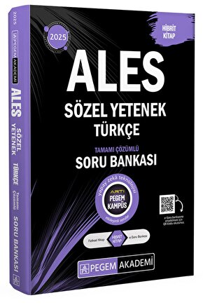 2025 Ales Türkçe Sözel Yetenek Tamamı Çözümlü Soru Bankası
