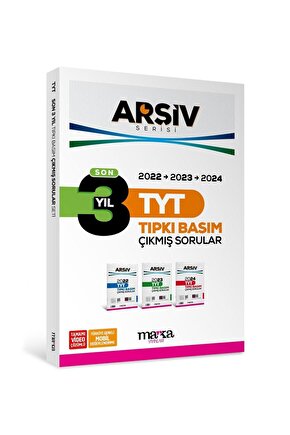 Marka Yayınları TYT Son 3 Yıl ARŞİV Serisi Tıpkı Basım Fasikül Fasikül Çıkmış Sorular Çözümlü