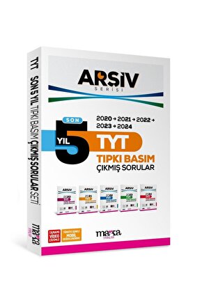 Marka Yayınları TYT Son 5 Yıl ARŞİV Serisi Tıpkı Basım Fasikül Fasikül Çıkmış Sorular Çözümlü