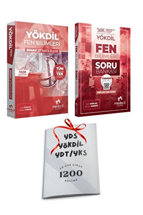 Yökdil Fen Sınav Stratejileri - Yökdil Fen Soru Bankası - En Çok Çıkan 1200 Kelime Hediyeli