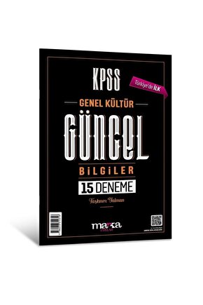 Marka KPSS Güncel Bilgiler 15 Deneme Çözümlü Marka Yayınları