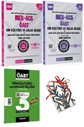 2025 Ags Öabt Dkab Din Kültürü Ve Ahlak Bilgisi Konu - Soru Ve Deneme 3lü Set (NOT DEFTERİ HEDİYE)