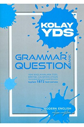 Kolay YDS Grammar Question Bank Modern English