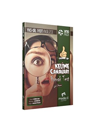 YKS-DİL Intro Pack - Kelime Canavarı - Yaprak Test  Suat Gürcan  Modadil Yayınları  9786057321794