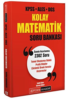 Kpss-ales-dgs Kolay Matematik Soru Bankası