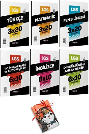 2026 Lgs 8. Sınıf 1. Dönem Branş Deneme Seti Motivasyon Defteri Hediyeli