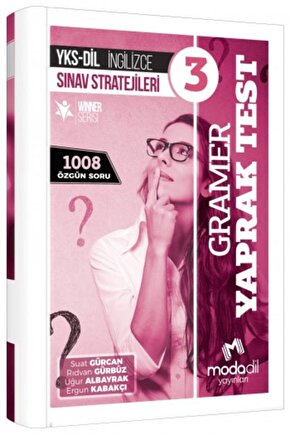 Yks Dil Ingilizce Sınav Stratejileri-3 Gramer Yaprak Test Yayınları