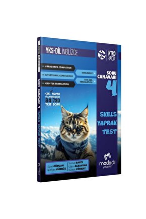 Modadil YKS DİL İngilizce Soru Canavarı-4 Skills Yaprak Test İntro Pack Modadil Yayınları