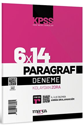 Kpss Yeni Nesil 6x14 Paragraf Tamamı Video Çözümlü Deneme