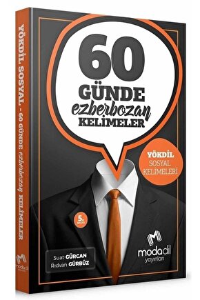 Modadil YÖKDİL Sosyal 60 Günde Ezberbozan Kelimeler Modadil Yayınları