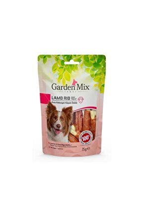 Garden Mix Kuzu Kaburgalı Köpek Ödülü 75 gr