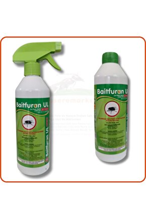 Baitfuran UL Kullanıma Hazır Karasinek Öldürücü Sprey| 450 ml