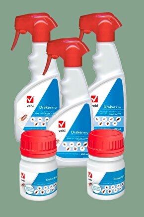 Draker 10.2 Cs 50 Ml X2 Adet Ve Draker Rtu 400 Ml X3 Adet