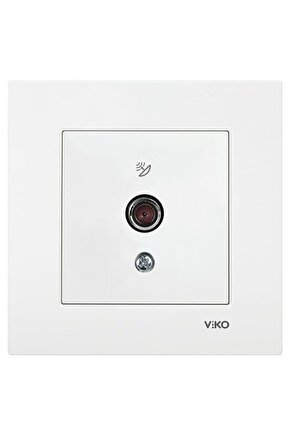 Viko Karre F Konnektörlü Uydu Prizi Beyaz 90967009